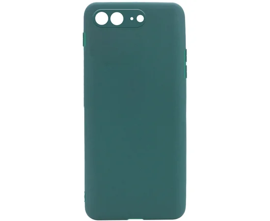 Силиконовый чехол Candy Full Camera для Apple iPhone 7 plus / 8 plus (5.5") Зеленый / Forest green