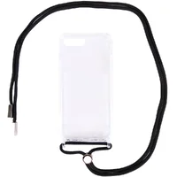 Чохол TPU Crossbody Transparent для Apple iPhone 7 plus / 8 plus (5.5 ") Чорний