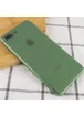Матовый полупрозрачный TPU чехол с защитой камеры для Apple iPhone 7 plus / 8 plus (5.5") Зеленый / Green