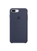 Чехол Silicone Case (AA) для Apple iPhone 7 plus / 8 plus (5.5") Синий / Midnight Blue
