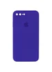 Чехол Silicone Case Square Full Camera Protective (AA) для Apple iPhone 7 plus / 8 plus (5.5") Фиолетовый / Ultra Violet