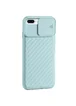 Чехол Camshield TPU со шторкой защищающей камеру для Apple iPhone 6 plus / 7 plus / 8 plus (5.5") Бирюзовый