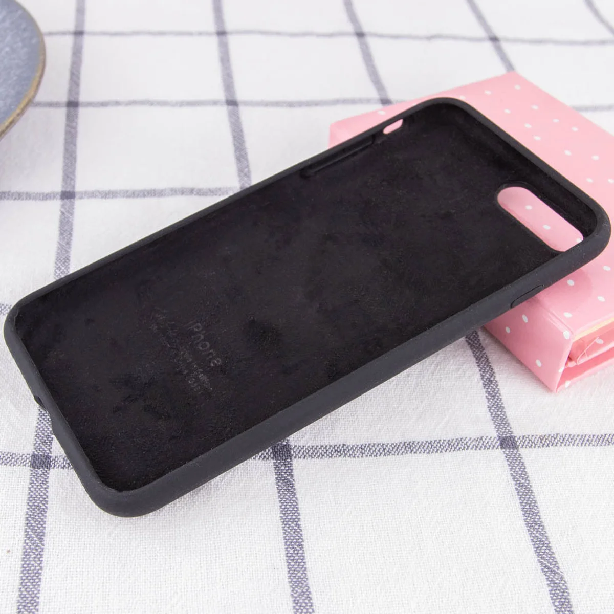 Чехол Silicone case (A) (с закрытым низом) для Apple iPhone 7 plus / 8 plus (5.5