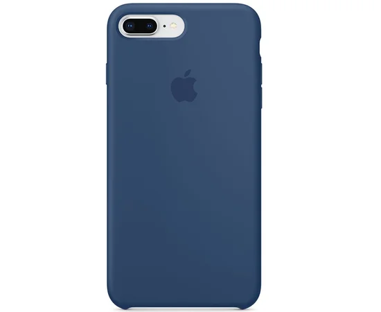 Чехол Silicone case (AAA) для Apple iPhone 7 plus / 8 plus (5.5") Синий / Blue Cobalt