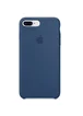 Чехол Silicone case (AAA) для Apple iPhone 7 plus / 8 plus (5.5") Синий / Blue Cobalt