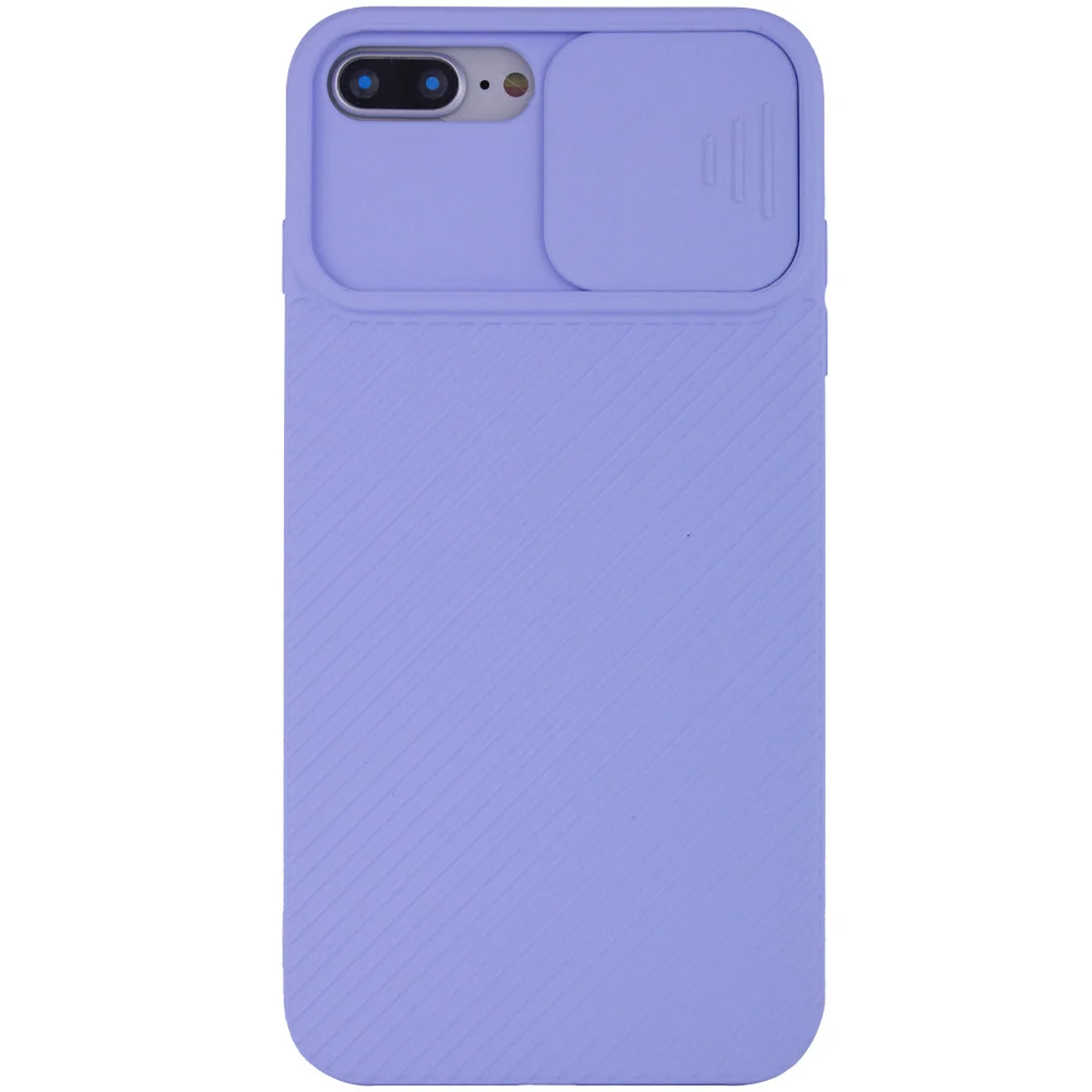 Чохол Camshield Square TPU зі шторкою для камери для Apple iPhone 7 plus / 8 plus (5.5 ") Блакитний