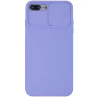Чохол Camshield Square TPU зі шторкою для камери для Apple iPhone 7 plus / 8 plus (5.5 ") Блакитний