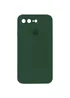 Чехол Silicone Case Square Full Camera Protective (AA) для Apple iPhone 7 plus / 8 plus (5.5") Зеленый / Cyprus Green