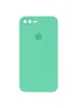 Чехол Silicone Case Square Full Camera Protective (AA) для Apple iPhone 7 plus / 8 plus (5.5") Зеленый / Spearmint