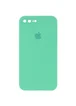 Чехол Silicone Case Square Full Camera Protective (AA) для Apple iPhone 7 plus / 8 plus (5.5") Зеленый / Spearmint
