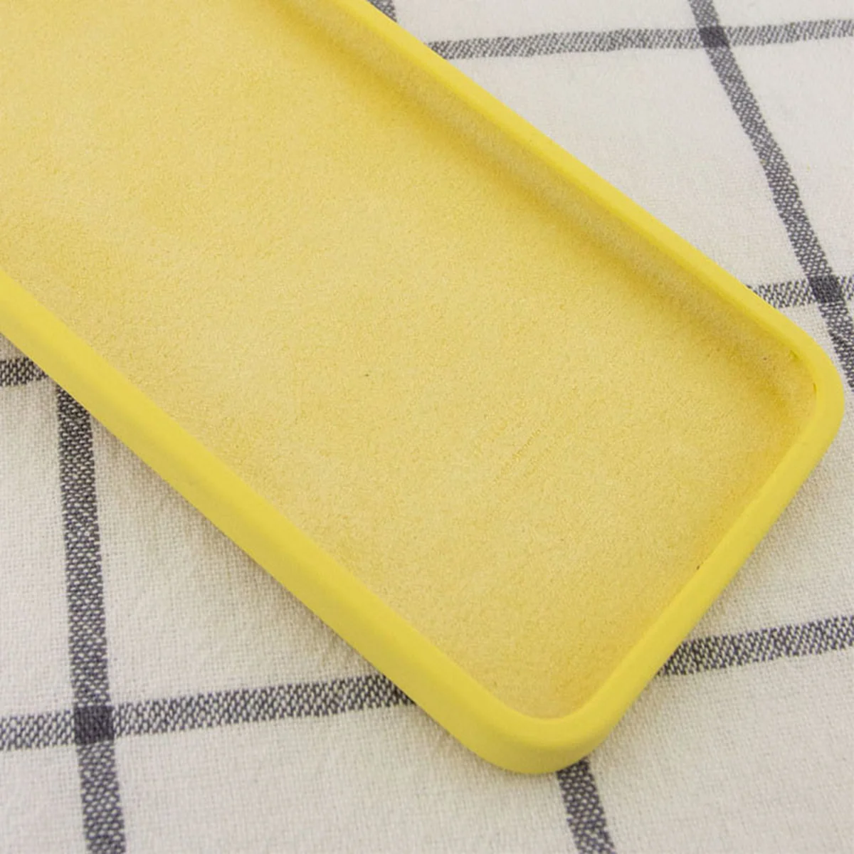 Чехол Silicone Case Square Full Camera Protective (AA) для Apple iPhone 7 plus / 8 plus (5.5") Желтый / Canary Yellow