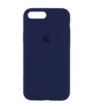 Чехол Silicone Case Full Protective (AA) для Apple iPhone 7 plus / 8 plus (5.5") Синий / Deep navy