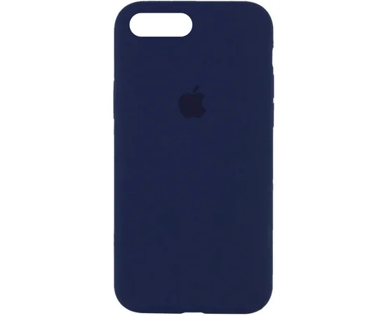 Чехол Silicone Case Full Protective (AA) для Apple iPhone 7 plus / 8 plus (5.5") Синий / Deep navy