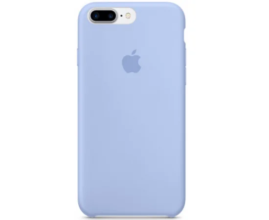 Чехол Silicone Case (AA) для Apple iPhone 7 plus / 8 plus (5.5") Голубой / Lilac Blue