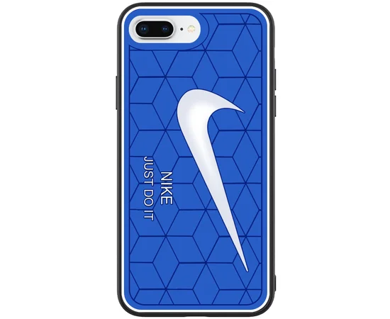 TPU Чехол Sneakers для Apple iPhone 7 plus / 8 plus (5.5") Синий / Nike