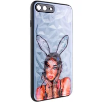 TPU+PC чехол Prisma Ladies для Apple iPhone 7 plus / 8 plus (5.5") Rabbit