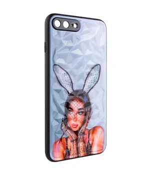TPU+PC чехол Prisma Ladies для Apple iPhone 7 plus / 8 plus (5.5") Rabbit