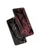 TPU+Glass чехол Luxury Marble для Apple iPhone 7 plus / 8 plus (5.5") Марсала / Бордовый