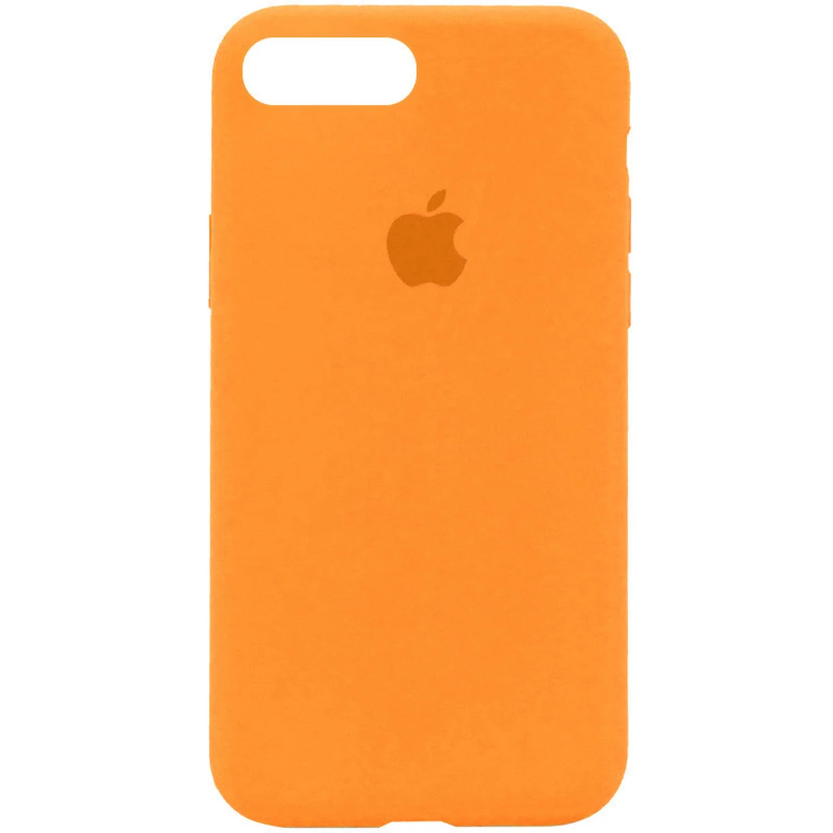 Чехол Silicone Case Full Protective (AA) для Apple iPhone 7 plus / 8 plus (5.5") Оранжевый / Papaya