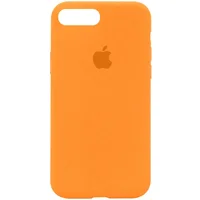 Чехол Silicone Case Full Protective (AA) для Apple iPhone 7 plus / 8 plus (5.5") Оранжевый / Papaya