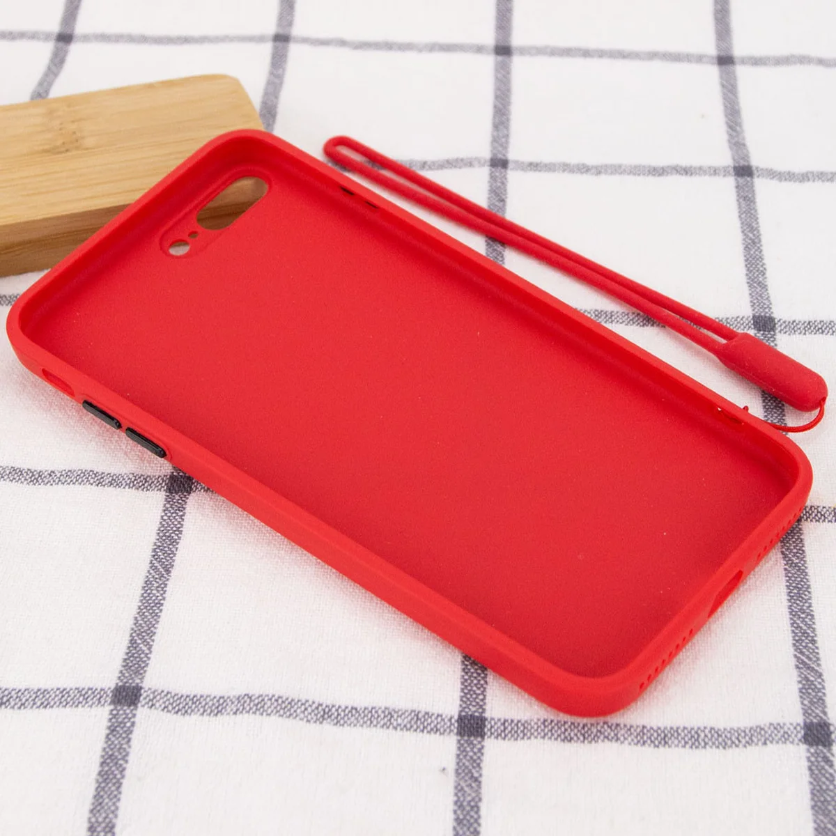 Чехол TPU Square Full Camera для Apple iPhone 7 plus / 8 plus (5.5") Красный