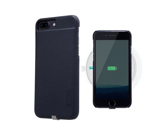 Чехол накладка Nillkin Magic с модулем приема от беспроводного ЗУ для iPhone 7 plus / 8 plus (5.5") Черный