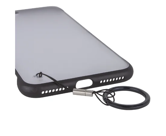 TPU+PC чехол LikGus Edge (+ кольцо) для Apple iPhone 7 plus / 8 plus (5.5") Черный