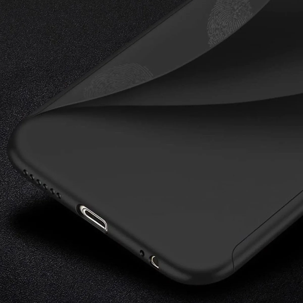 Пластиковая накладка GKK LikGus 360 градусов (opp) для Apple iPhone 7 plus / 8 plus (5.5") Черный