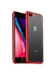 Прозрачный силиконовый чехол с глянцевой окантовкой Full Camera для Apple iPhone 7 plus/8 plus (5.5) Красный