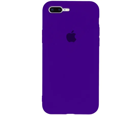 Чехол Silicone Case Slim Full Protective для Apple iPhone 7 plus / 8 plus (5.5") Фиолетовый / Ultra Violet