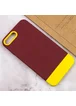 Чохол TPU+PC Bichromatic для Apple iPhone 7 plus / 8 plus (5.5") Brown burgundy / Yellow