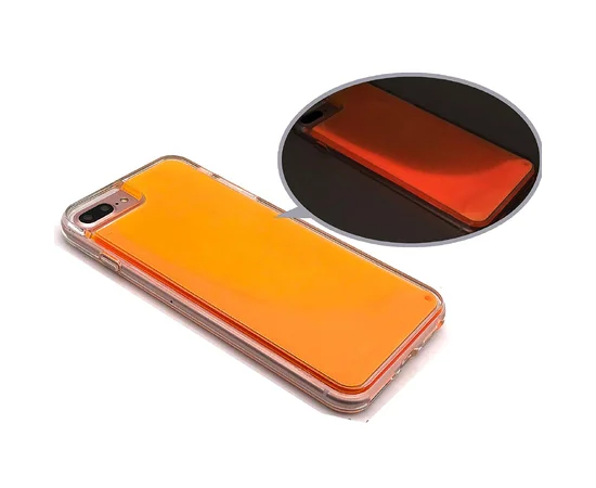 Неоновый чехол Neon Sand glow in the dark для Apple iPhone 7 plus / 8 plus (5.5") Оранжевый