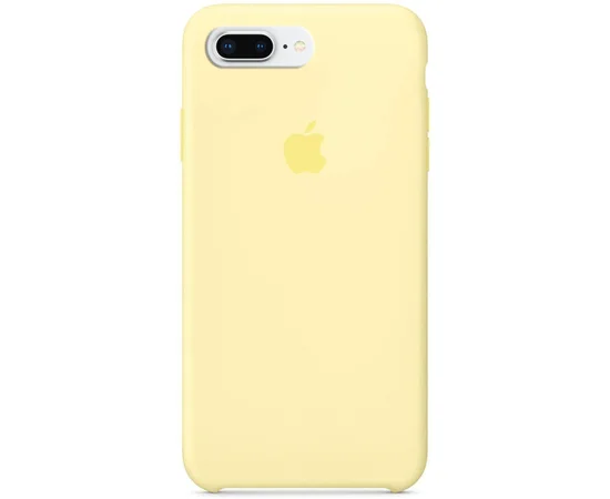 Чехол Silicone Case (AA) для Apple iPhone 7 plus / 8 plus (5.5") Желтый / Mellow Yellow