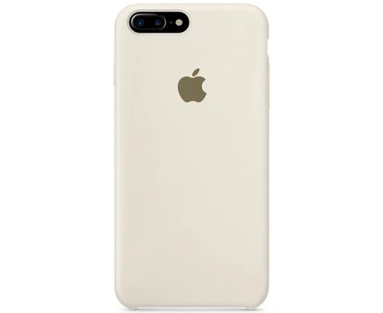 Чехол Silicone Case (AA) для Apple iPhone 7 plus / 8 plus (5.5") Бежевый / Creamy White