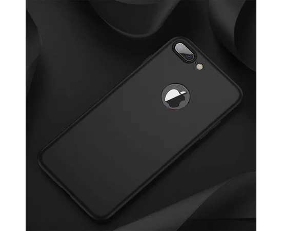Пластиковая накладка GKK LikGus 360 градусов (opp) для Apple iPhone 7 plus / 8 plus (5.5") Черный