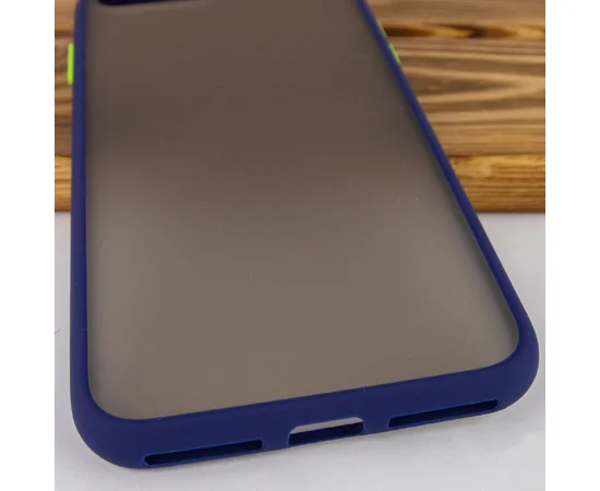 TPU+PC чехол Color Buttons для Apple iPhone 7 plus / 8 plus (5.5") Синий