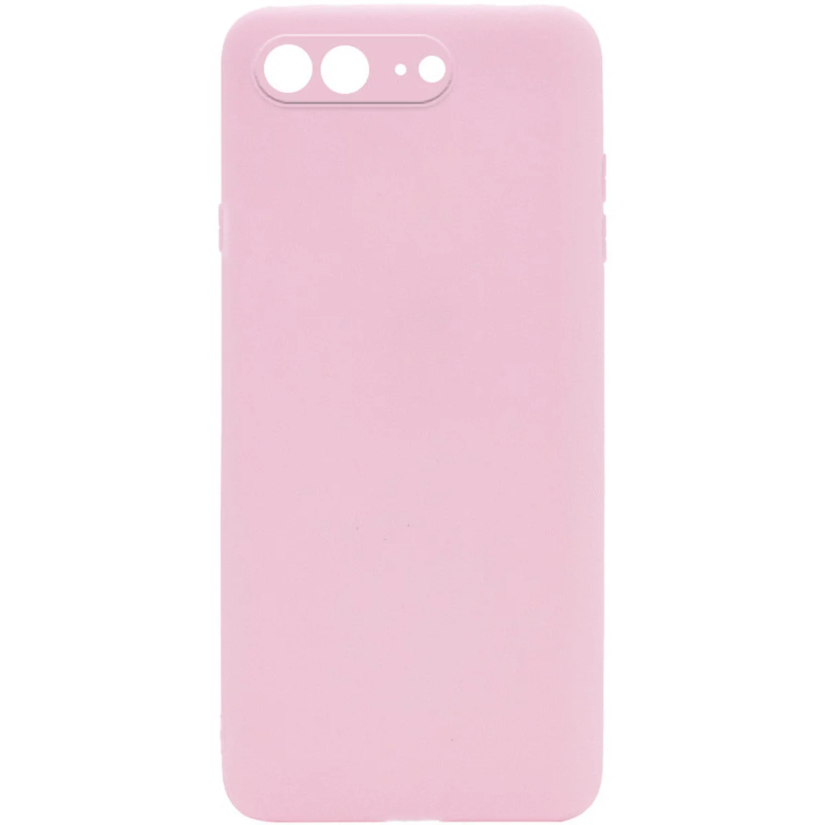Силиконовый чехол Candy Full Camera для Apple iPhone 7 plus / 8 plus (5.5") Розовый / Pink Sand