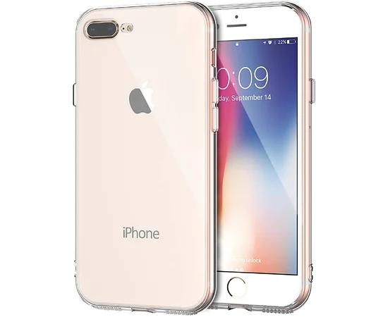TPU чехол Epic Transparent 1,0mm для Apple iPhone 7 plus / 8 plus (5.5") Бесцветный (прозрачный)