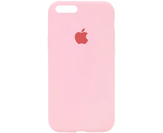 Чехол Silicone Case Full Protective (AA) для Apple iPhone 7 plus / 8 plus (5.5") Розовый / Peach