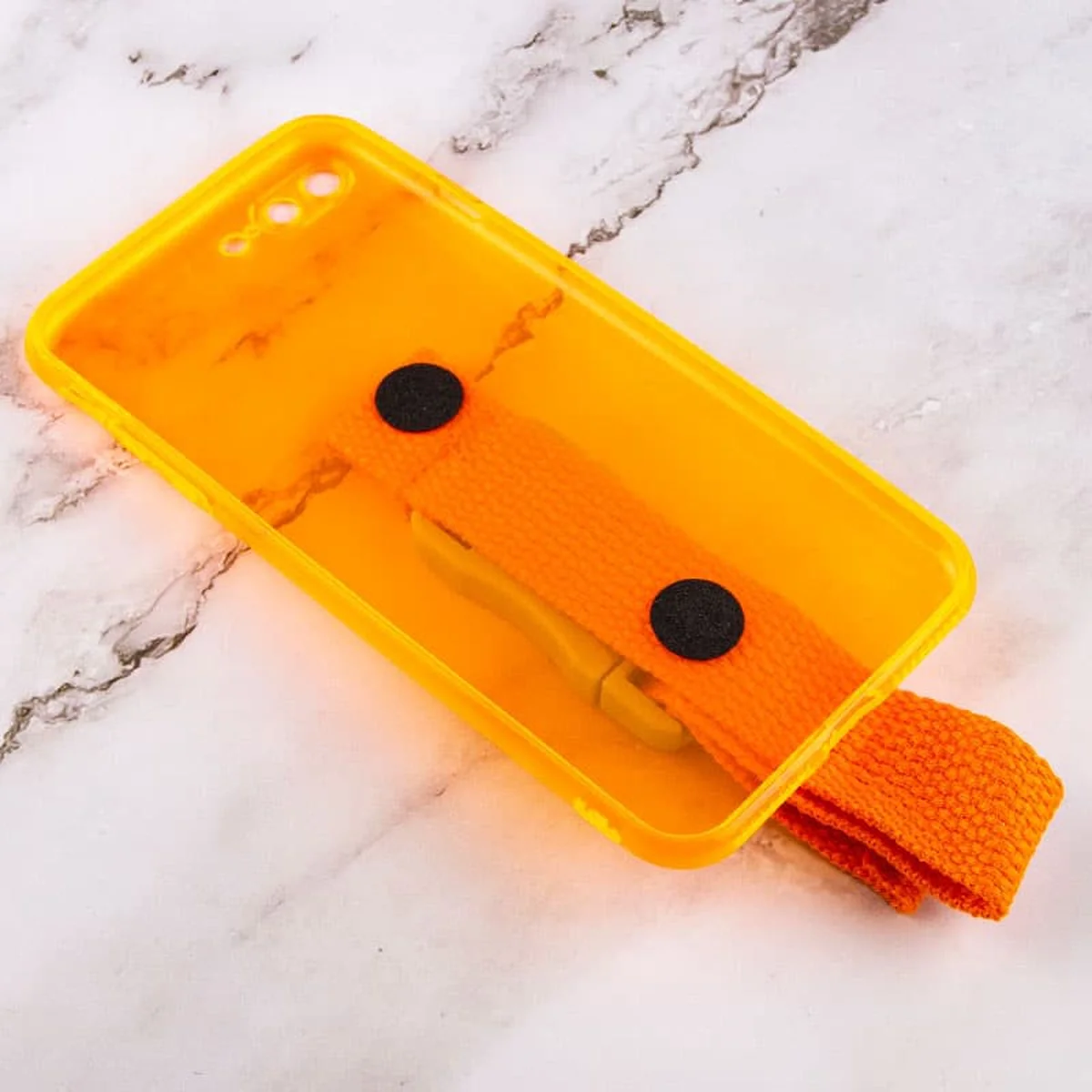 Чехол Handfree с цветным ремешком для Apple iPhone 7 plus / 8 plus (5.5") Оранжевый