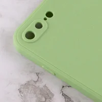 Силиконовый чехол Candy Full Camera для Apple iPhone 7 plus / 8 plus (5.5") Фисташковый