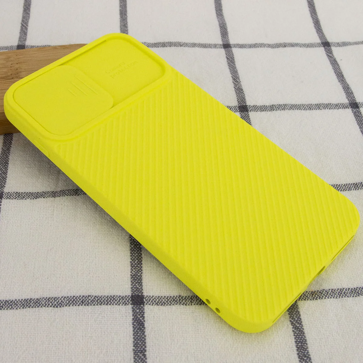 Чехол Camshield Square TPU со шторкой для камеры для Apple iPhone 7 plus / 8 plus (5.5") Желтый