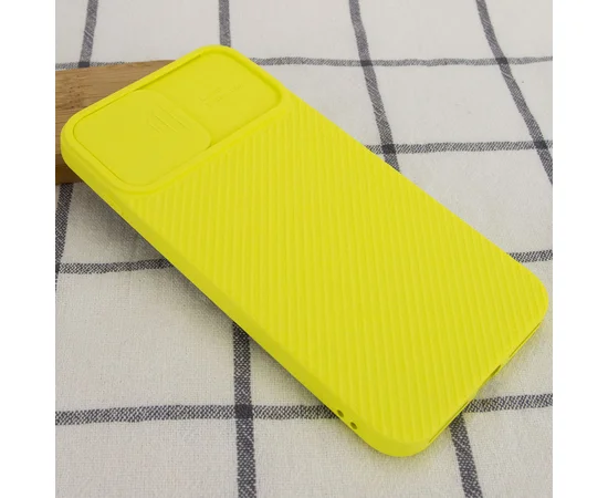 Чехол Camshield Square TPU со шторкой для камеры для Apple iPhone 7 plus / 8 plus (5.5") Желтый
