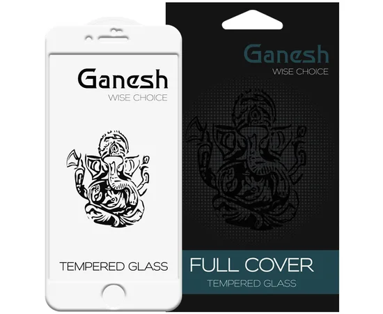 Защитное стекло Ganesh 3D для Apple iPhone 7 plus / 8 plus (5.5") Белый