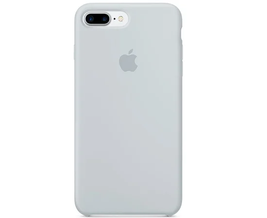 Чехол Silicone case (AAA) для Apple iPhone 7 plus / 8 plus (5.5") Голубой / Mist blue