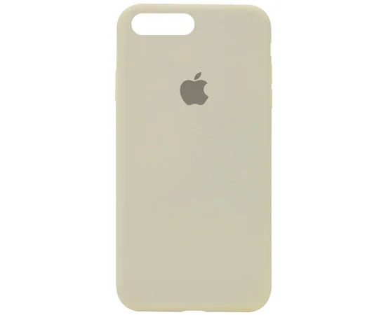 Чехол Silicone Case Full Protective (AA) для Apple iPhone 7 plus / 8 plus (5.5") Бежевый / Antigue White