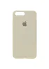 Чехол Silicone Case Full Protective (AA) для Apple iPhone 7 plus / 8 plus (5.5") Бежевый / Antigue White