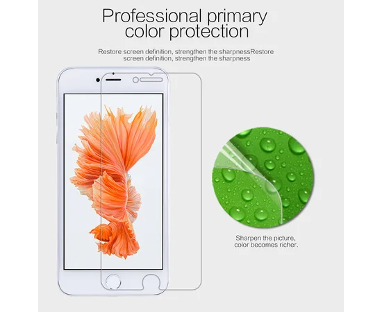 Защитная пленка Nillkin Crystal для Apple iPhone 7 plus / 8 plus (5.5") Анти-отпечатки