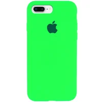 Чохол Silicone Case Full Protective (AA) для Apple iPhone 7 plus / 8 plus (5.5 ") Салатовий / Neon Green
