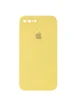 Чехол Silicone Case Square Full Camera Protective (AA) для Apple iPhone 7 plus / 8 plus (5.5") Желтый / Canary Yellow